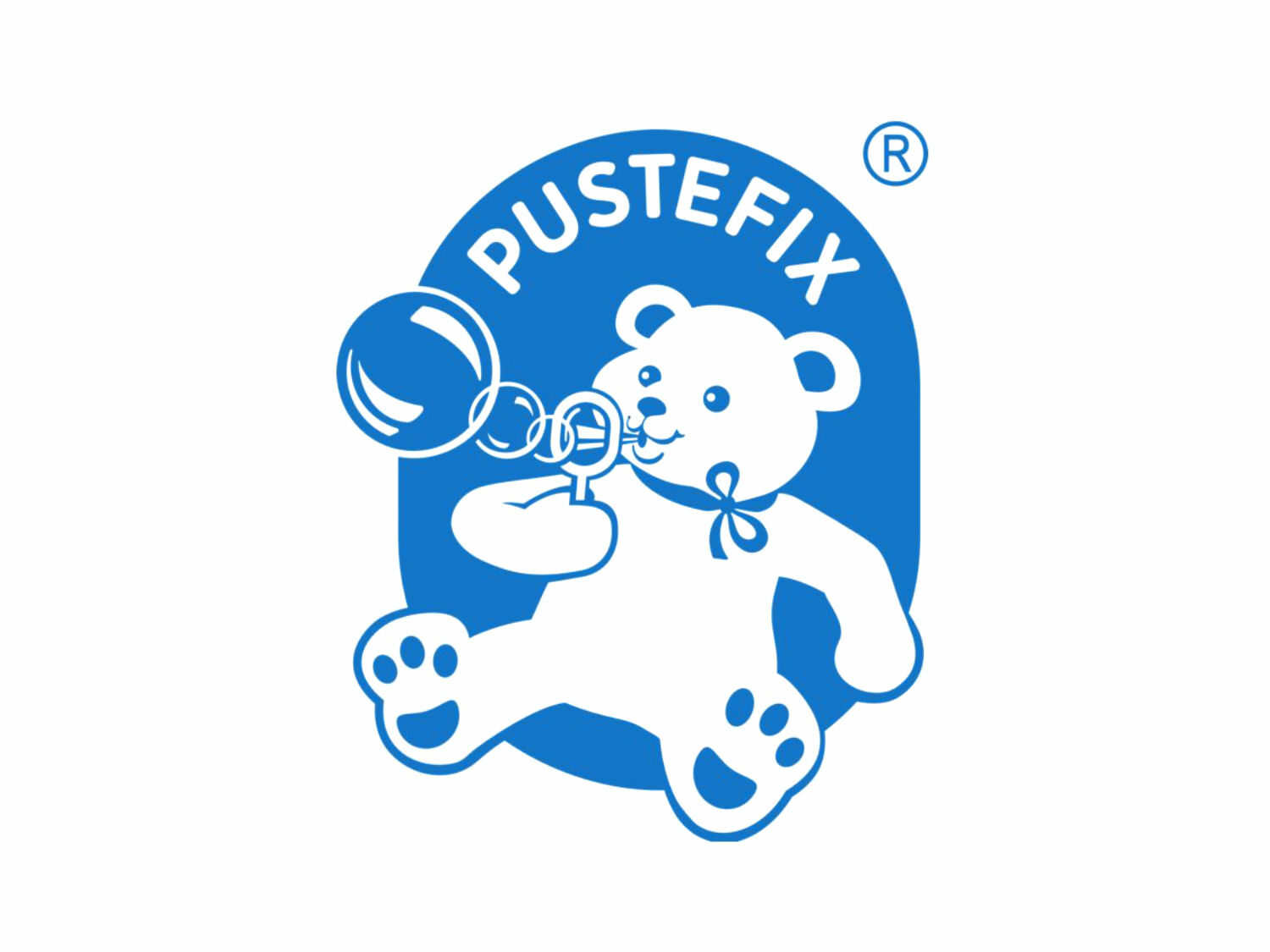 Pustefix Logo (blau)
