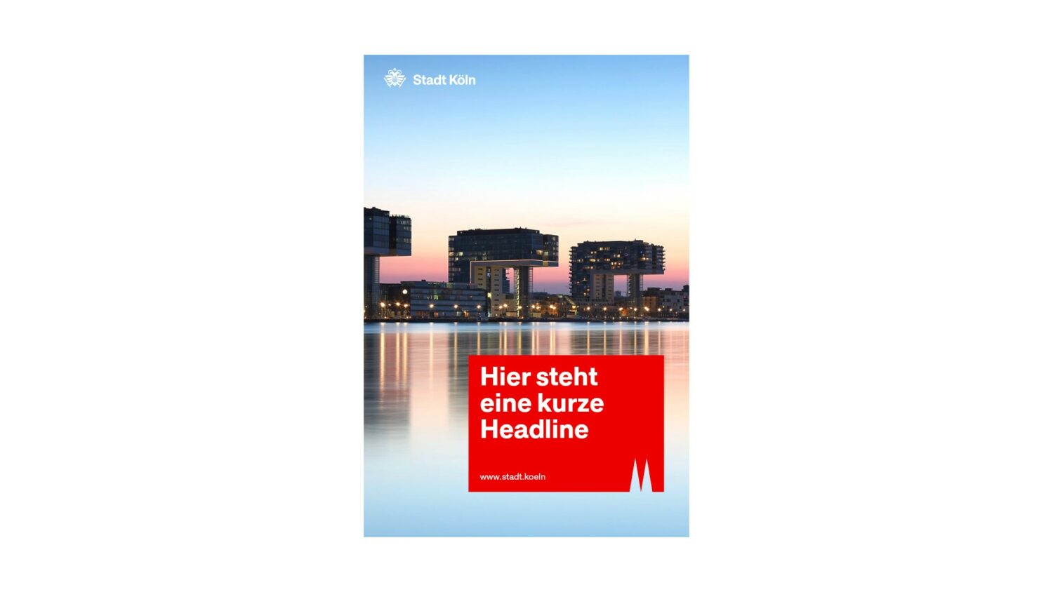 Stadt Köln – neuer Markenauftritt – Anwendungsbeispiel