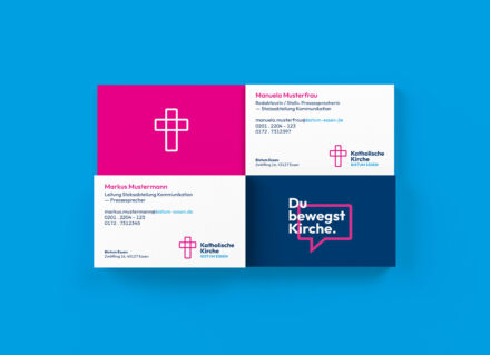 Bistum Essen Corporate Design – Visitenkarte