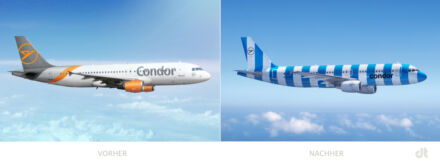 Condor Livery - before and after