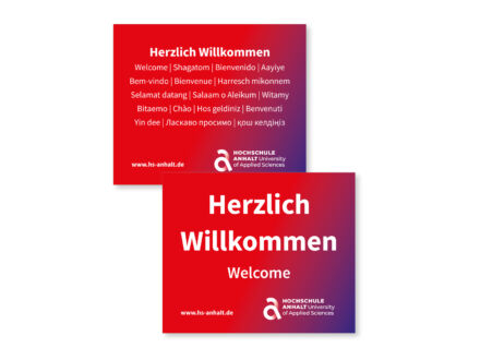 Anhalt University of Applied Sciences - Corporate Design Banner (Print)