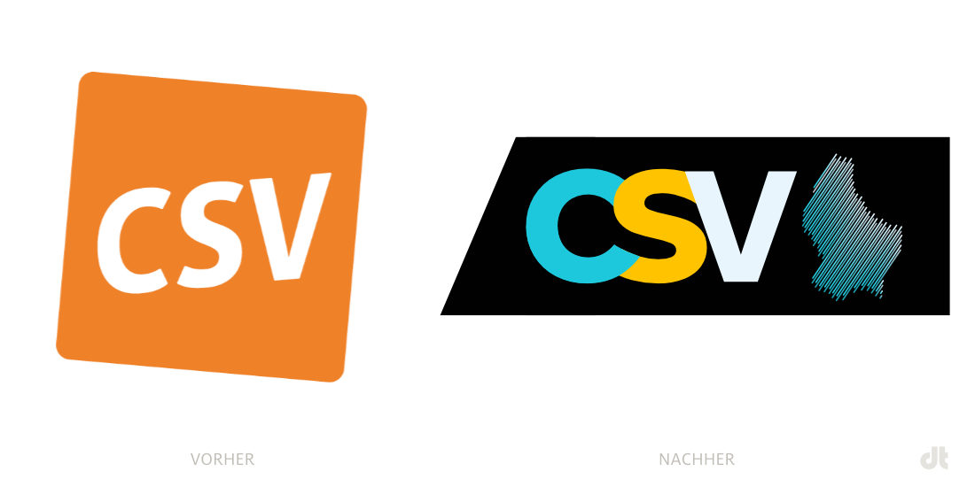 CSV Logo – vorher und nachher