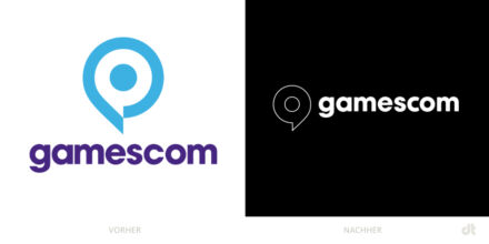 Gamescom Logo – vorher und nachher