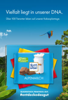 Ritter Sport Alpenmilch Print Ad