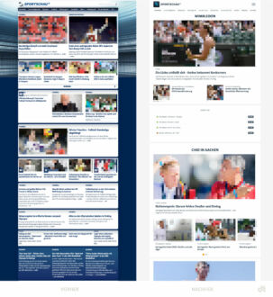 Sportschau Website – vorher und nachher