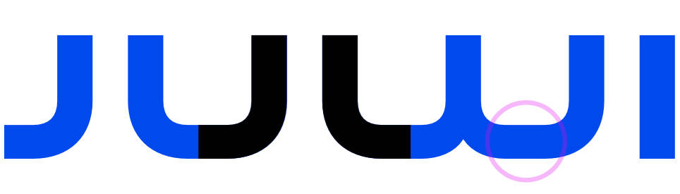 Konstruktion der Juwi-Wortmarke