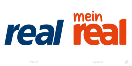 real / mein real Logo – vorher und nachher