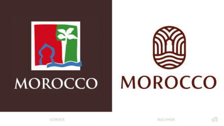 Morocco Logo – vorher und nachher,