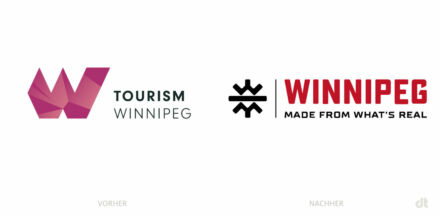 Winnipeg Tourism Logo – vorher und nachher