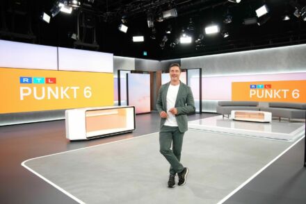 RTL Punkt 6 Studiodesign, Moderator Marco Schreyl, Quelle: RTL/CapeRock