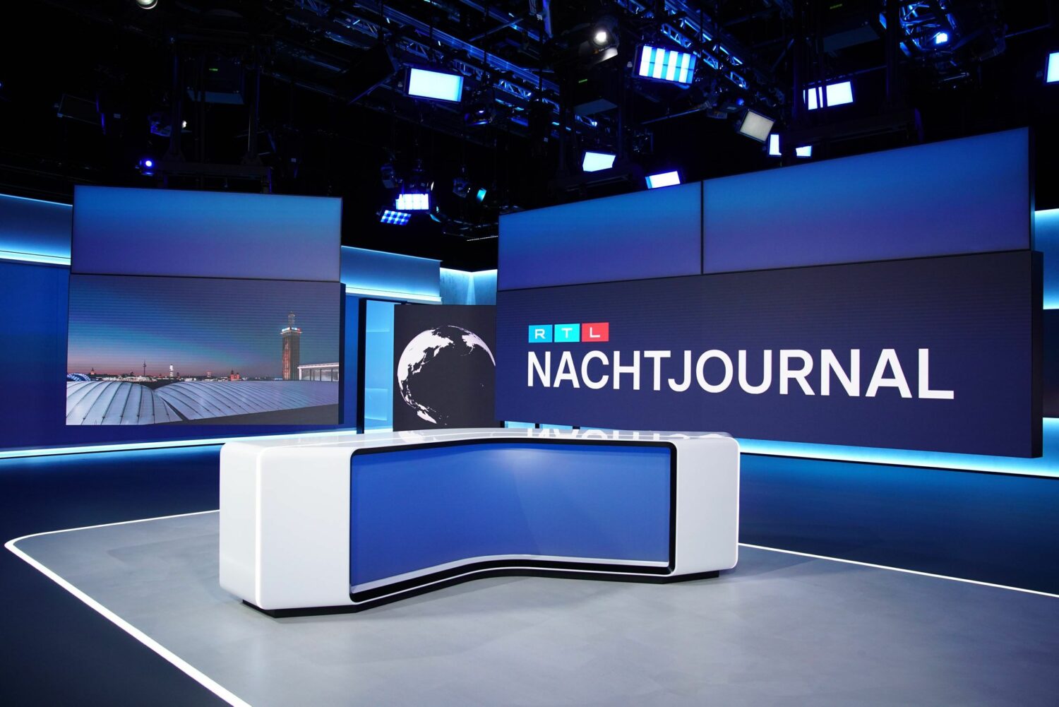 RTL Nachtjournal Studiodesign (2022), Quelle: RTL/CapeRock