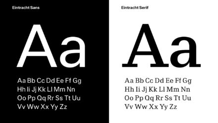 Eintracht Frankfurt Branding – Typo, Quelle: Sherpa Design