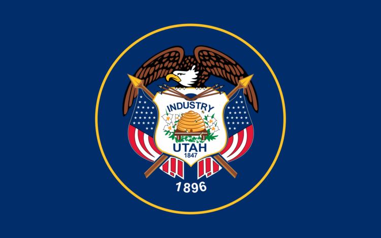 Flag of Utah, Quelle: Wikipedia