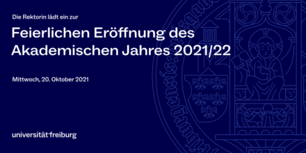 Uni Freiburg neues Corporate Design Anwendungsbeispiel Einladung, Quelle: Uni Freiburg