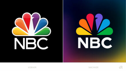 NBC Logo – vorher und nachher, Bildquelle: NBC, Bildmontage: dt