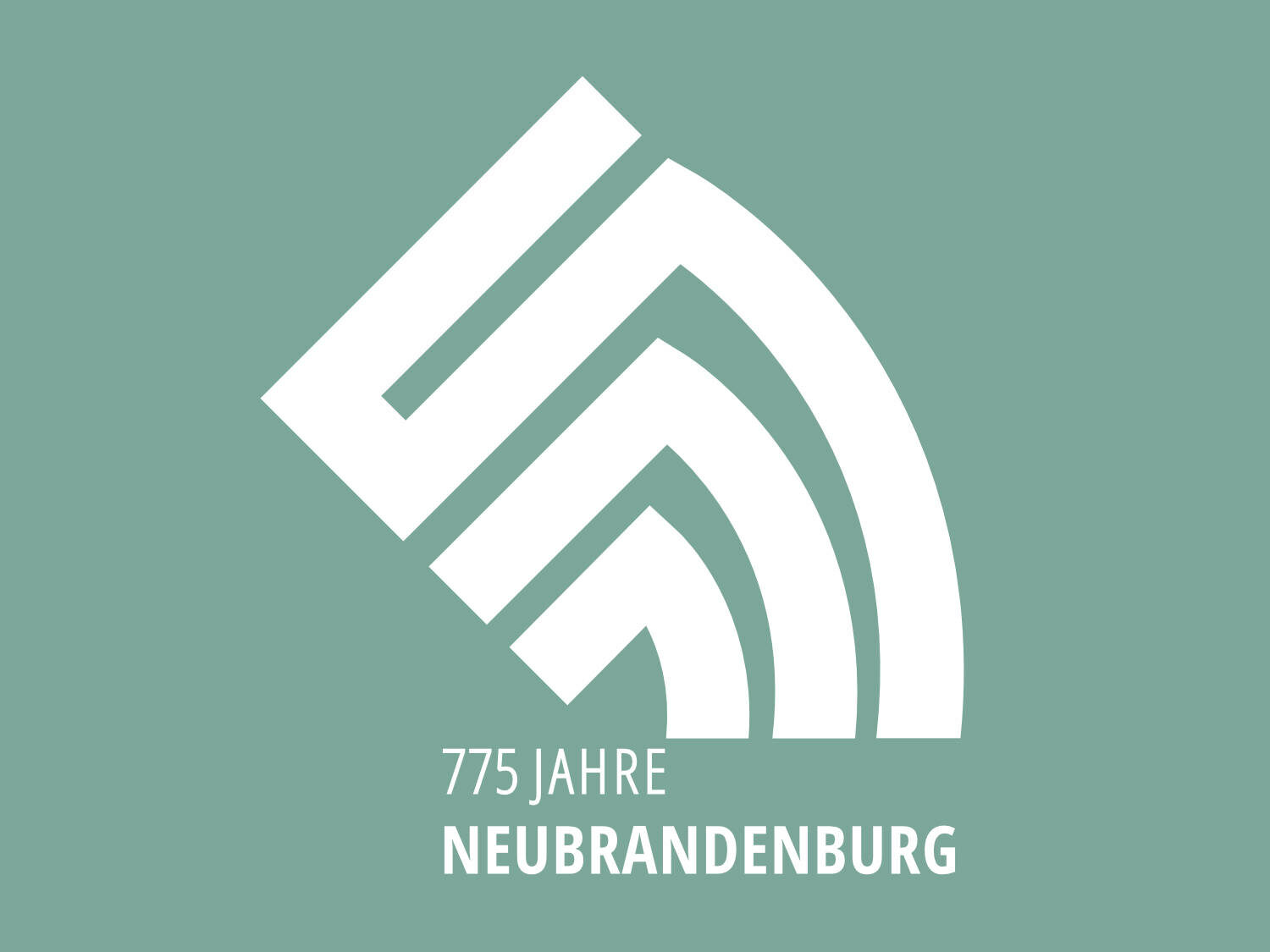 775 Jahre Neubrandenburg Jubiläumslogo, Quelle: Stadtverwaltung Neubrandenburg