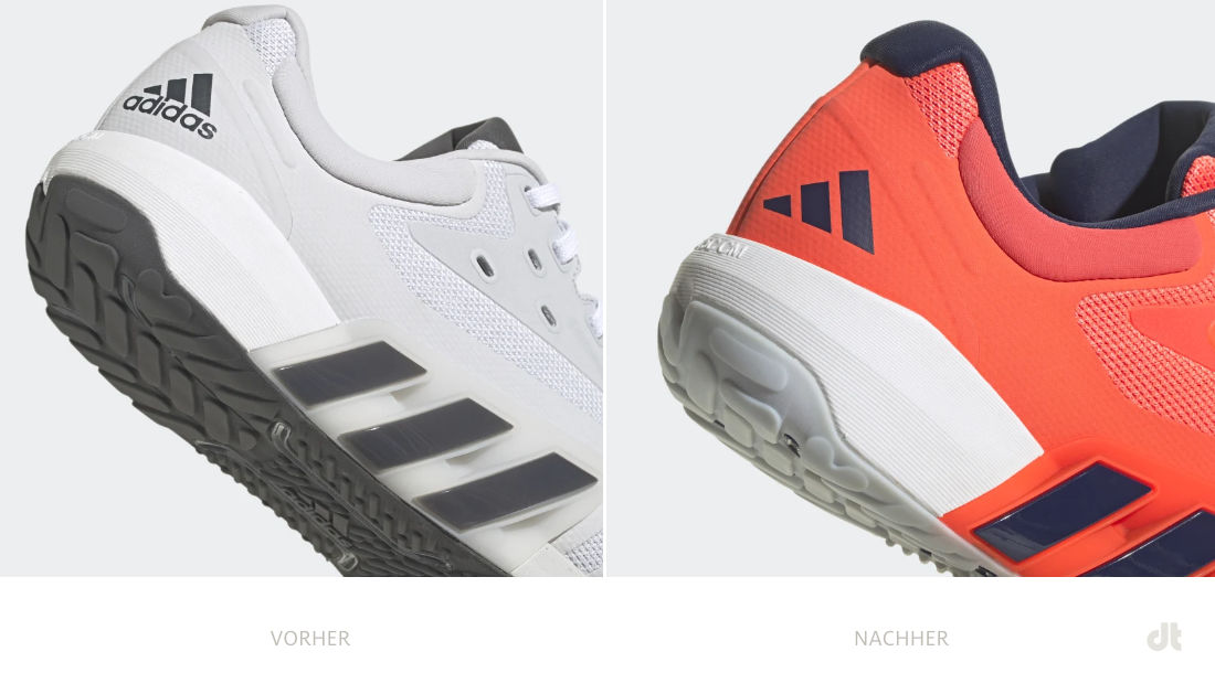 Adidas Dropse Trainer Schuh, Bildquelle: Adidas, Bildmontage: dt