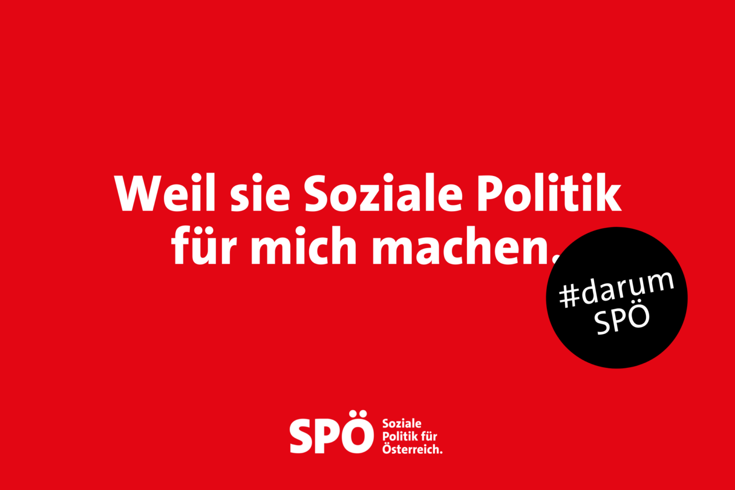 SPÖ Banner, Quelle: SPÖ
