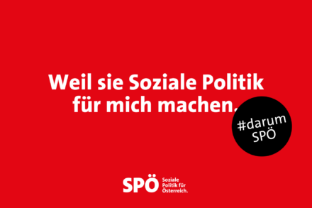 SPÖ Banner, Quelle: SPÖ
