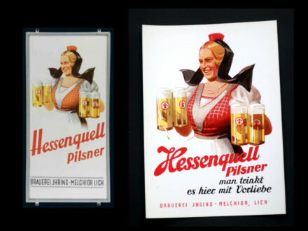 Hessenquell Pilsener – historische Werbung