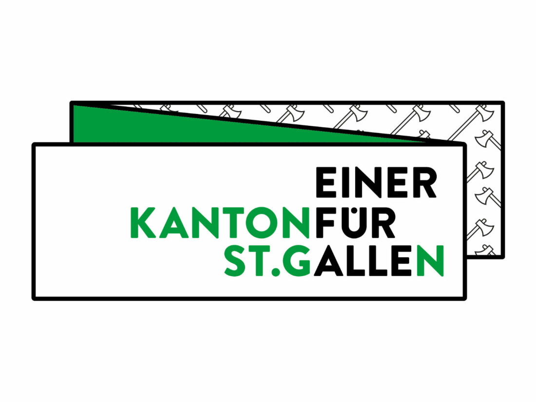 Marke „Kanton St.Gallen - einer für alle“ – Logo, Quelle: Kanton St.Gallen