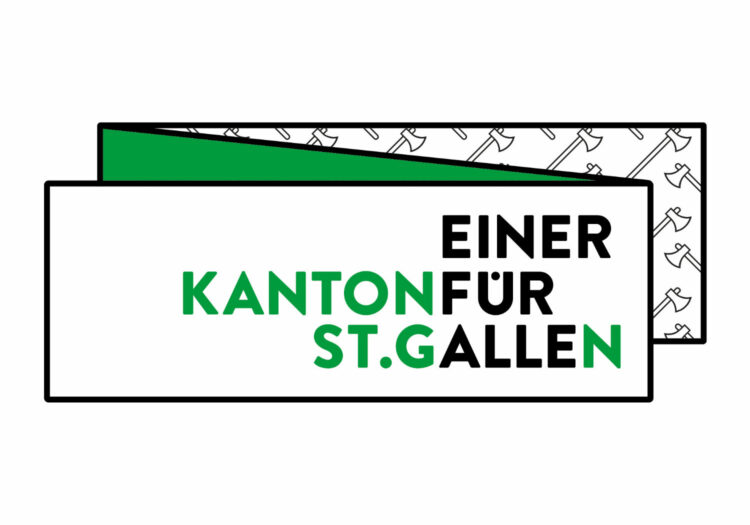 Marke „Kanton St.Gallen - einer für alle“ – Logo, Quelle: Kanton St.Gallen