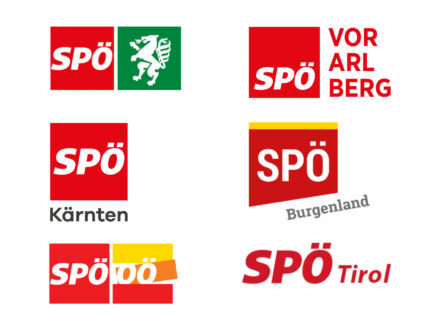 SPÖ state associations' logos, source: SPÖ state associations
