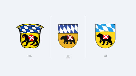 Stadt Freising Wappen Evolution, Quelle: JUST YOUR TYPE