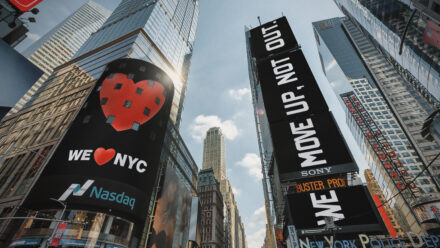 WE LOVE NYC – Out of Home TimesSq Cube, Quelle: New York City Partnership Foundation