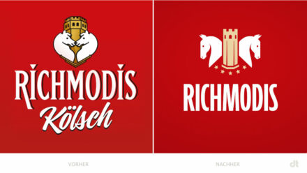 Richmodis Kölsch Logo – vorher und nachher