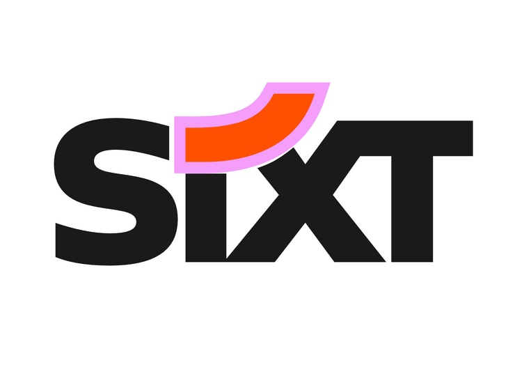 Sixt Logo Visualisierung, Bildquelle: Sixt, Bildmontage: dt