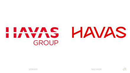 Havas Logo – vorher und nachher