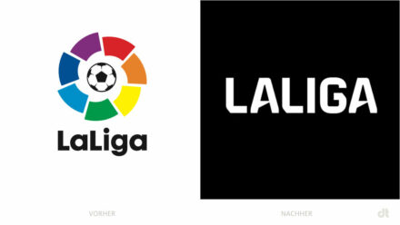 LaLiga Logo – vorher und nachher