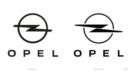 Opel Logo – vorher und nachher