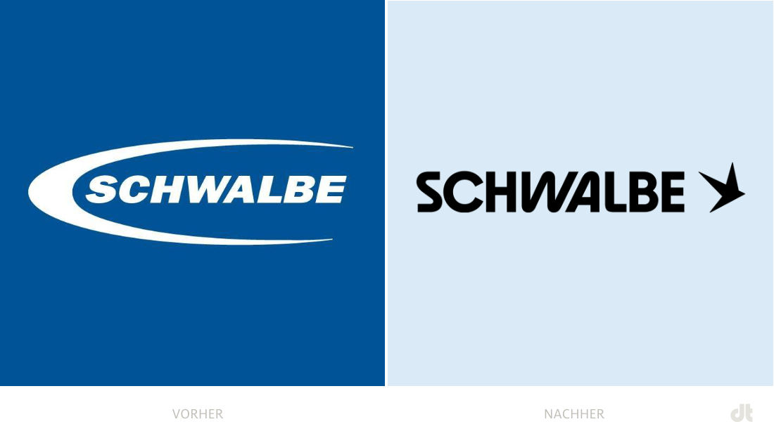 Schwalbe Logo – vorher und nachher