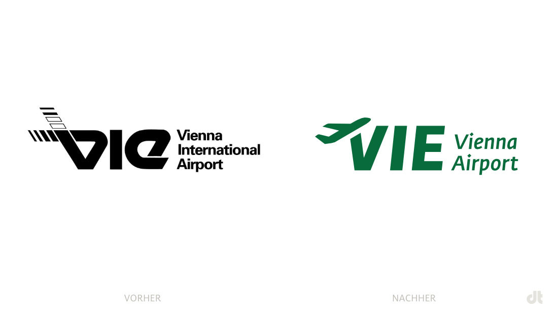 Vienna Airport – vorher und nachher