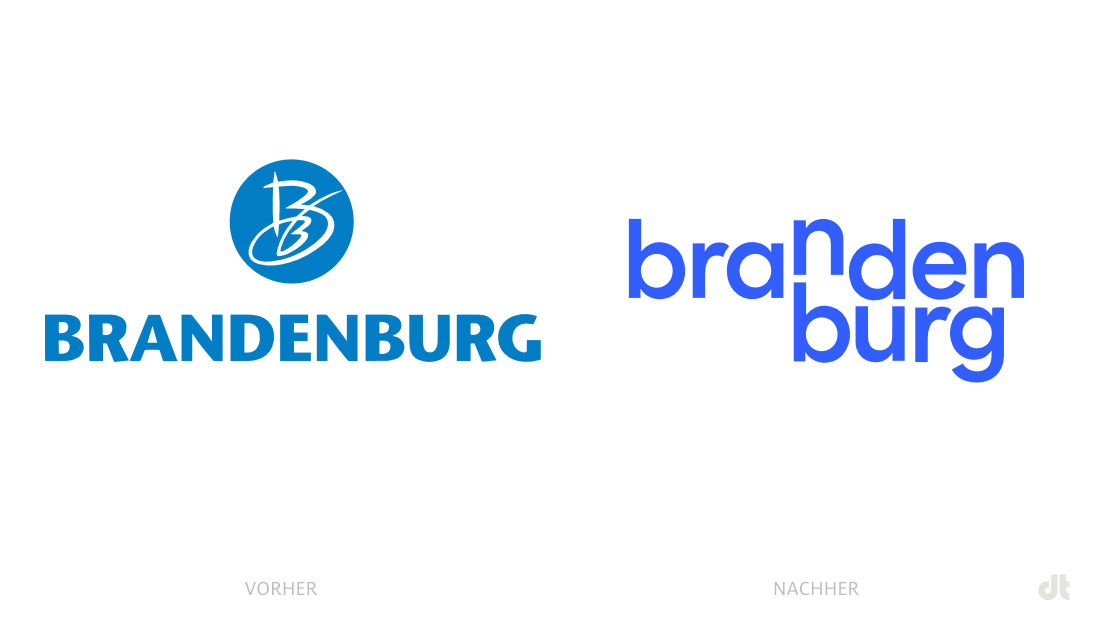 Brandenburg Tourismus Logo – vorher und nachher