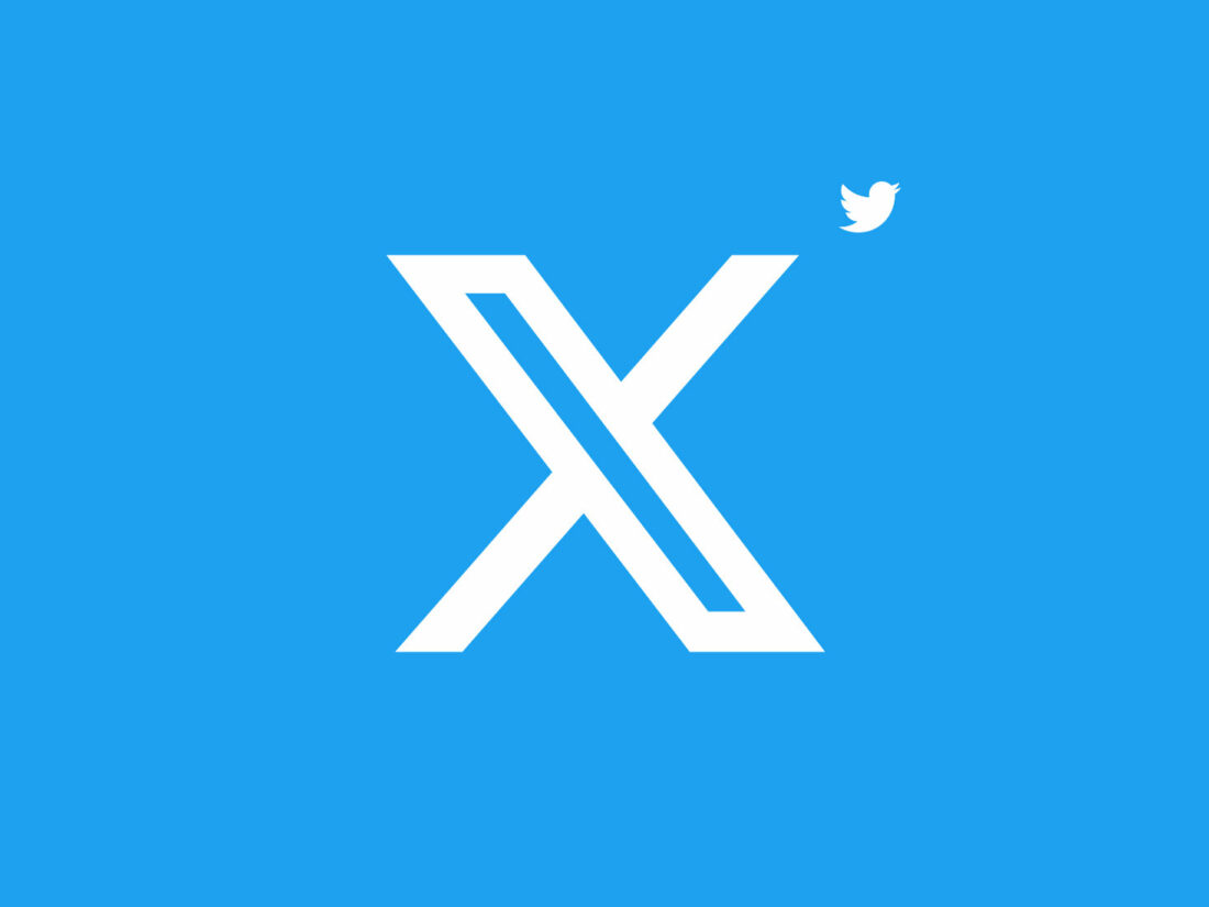 X / Twitter Logo, Quelle: X / Twitter, Bildmontage: dt