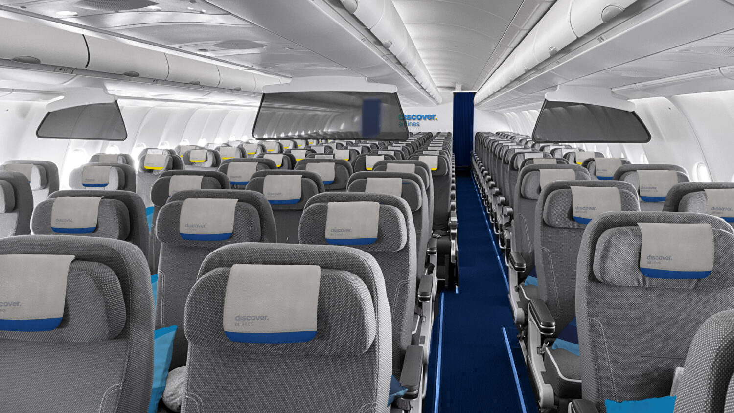 Discover Airlines Corporate Design – Interior PremiumEco, Quelle: Discover Airlines