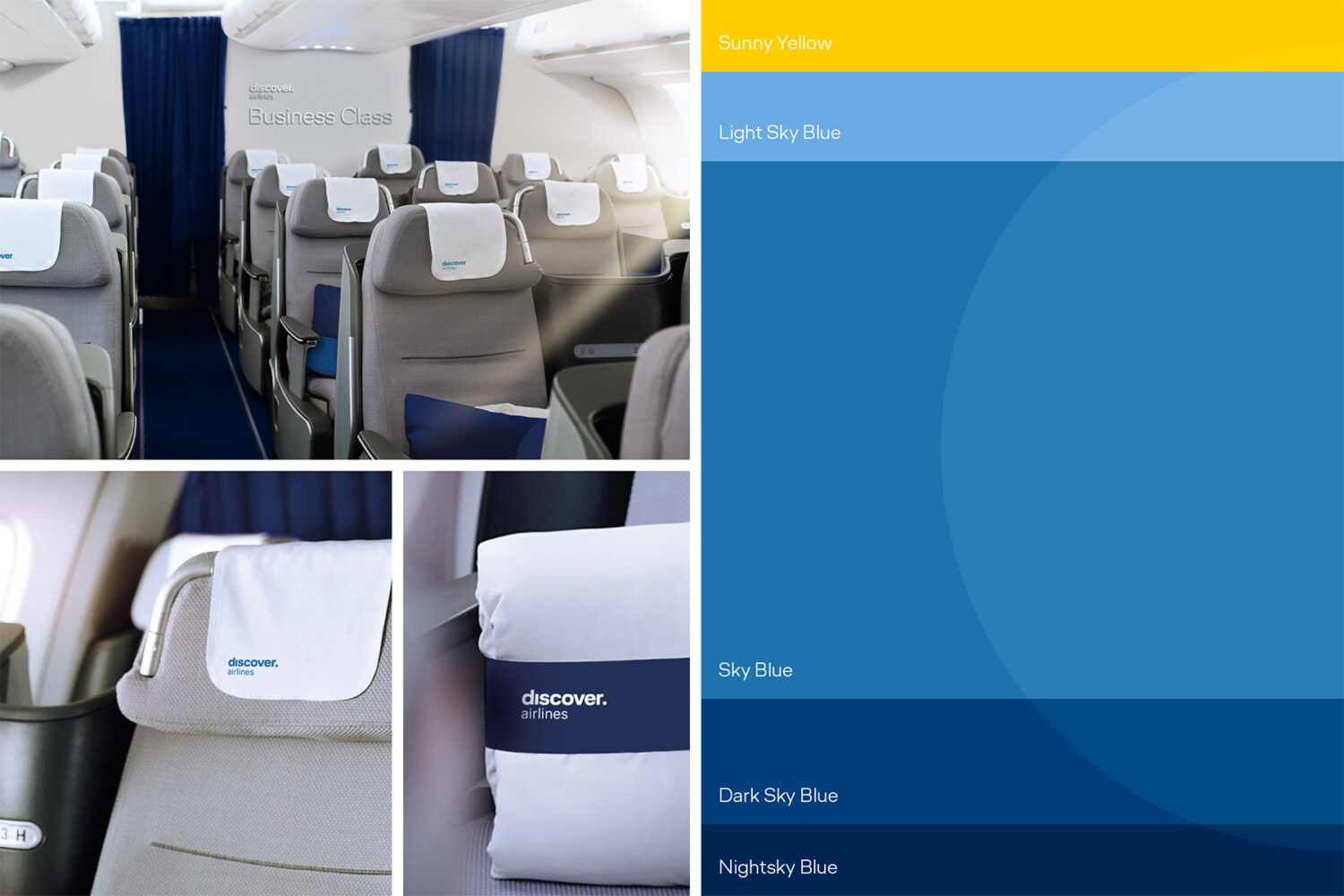 Discover Airlines Corporate Design – Farben, Quelle: Discover Airlines