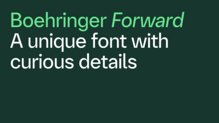 Boehringer Ingelheim – Forward Corporate Font, Quelle: Boehringer Ingelheim