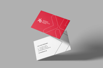 DLV Branding / Design – Mockup Visitenkarten, Quelle: DLV