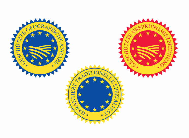 EU-Siegel „Geografische Angaben“, Quelle: EU