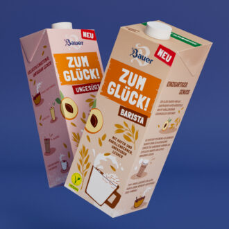 Bauer Zum Glück Produkte Branding, Quelle: Peter Schmidt Group