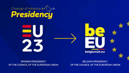 Logo EU-Ratspräsidentschaft Belgien 2024 – Inspiration / Herleitung, Quelle: European Union