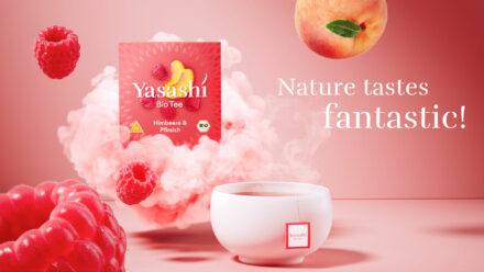 Yasashi Kampagne Visual, Quelle: Yasashi/Ostfriesische Tee Gesellschaft/Segmenta