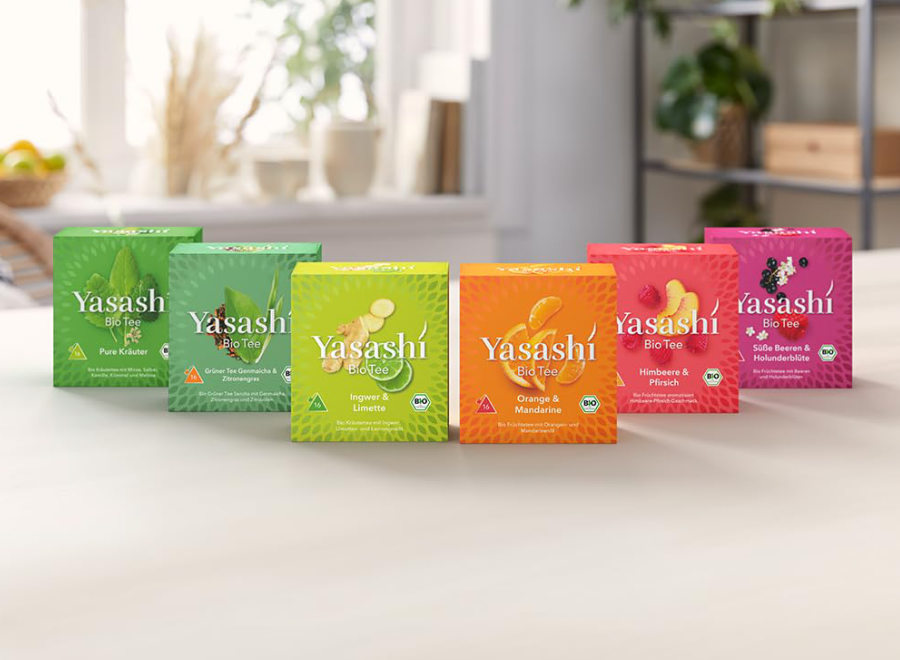 Yasashi Rebranding Visual, Quelle: Yasashi/Ostfriesische Tee Gesellschaft