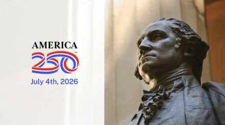 Logo zum 250. Jahrestag der USA, Quelle: america250.org/YouTube