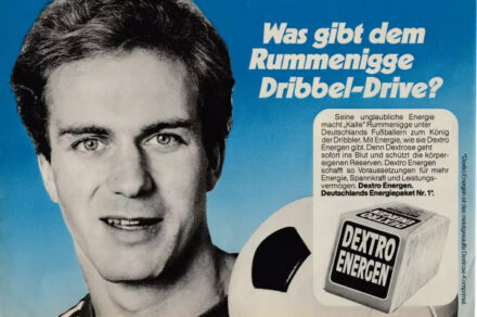 Dextro Energen Werbeanzeige – Karl-Heinz Rummenigge , Quelle: neue-verpackung.de