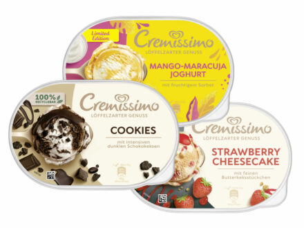 Cremissimo Eis neues Design, Bildquelle: Unilever, Bildmontage: dt